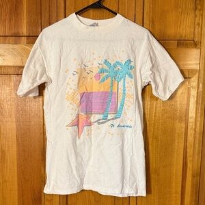 Vintage Retro Tropical Graphic T-Shirt